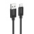 кабель hoco x122 silicone usb - type-c 3.0a/1m (чорний) 