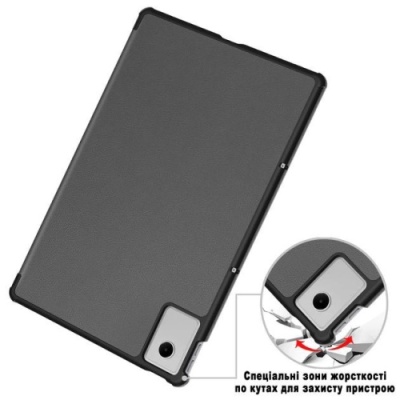 Купить чохол-книжка для планшета zarmans lenovo idea tab plus / xiaoxin pad 12,1 (2025) (сірий) онлайн
