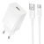Мережевий Зарядний Пристрій Borofone BAS72A 1USB/18W/QC3.0 + (USB - Type-C) (Білий) мережевий зарядний пристрій borofone bas72a 1usb/18w/qc3.0 + (usb - type-c) (білий)