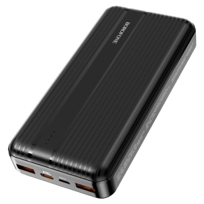 додаткова батарея power bank borofone bj9a uranus 22.5w fully compatible 20000mah (чорний) 