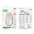 мишка бездротова hoco gm35 general dual-mode silent (battery version) (білий) 