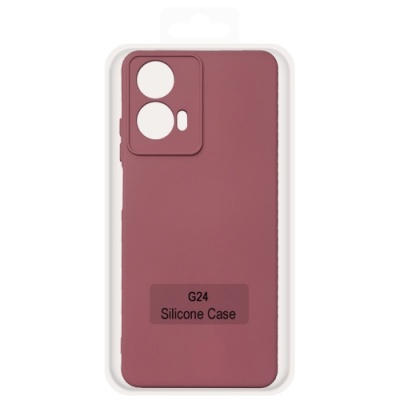 Купить чохол soft silicone case full для motorola g04/g04s/g24/e14 (red) онлайн