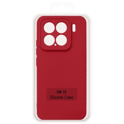 Купить чохол soft silicone case full для xiaomi 15 (red) онлайн