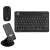 клавіатура безпровідна + миша jeqang jb-986 bt keyboard+mouse+bracket (чорний) 