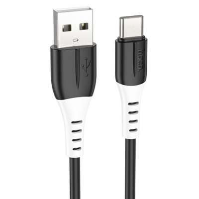 кабель hoco x82 silicone usb - type-c 3a/1m (чорний) 