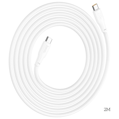 кабель hoco x93 force 60w type-c - type-c 2m (бiлий) 