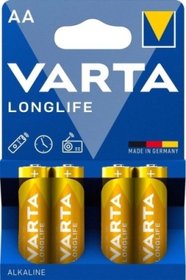 батарейка varta longlife lr6 aa 4106 bl (4шт) 