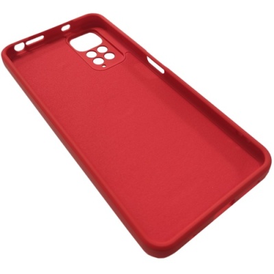 Купить силіконовий чохол soft silicone casevsmagnet ring для xiaomi redmi note 11/note 11s - red онлайн