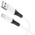 кабель hoco x82 silicone usb - microusb 2.4a/1m (білий) 