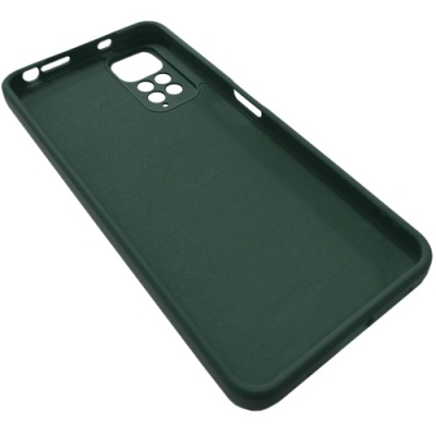 Купить силіконовий чохол soft silicone casevsmagnet ring для xiaomi redmi note 11/note 11s - dark green онлайн
