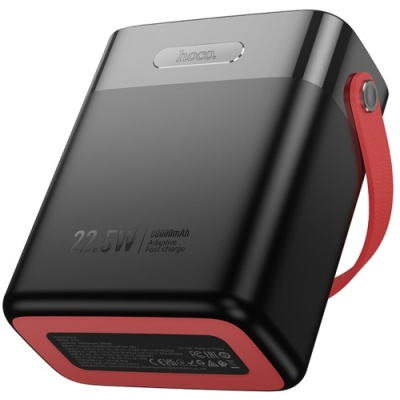 додаткова батарея power bank hoco j143 title 22.5w+pd20w 80000 mah (чорний) 