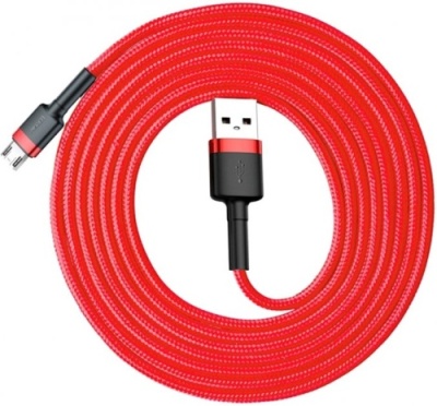кабель baseus cafule usb - microusb 2.4a/1m (camklf-b09) (red) 
