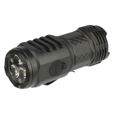 led ліхтарик акумуляторний l-s60 потрійний 600 mah black 