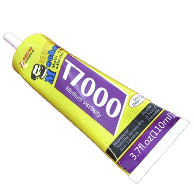 клей силіконовий  t-7000, чорний, 110ml, в тюбику з дозатором