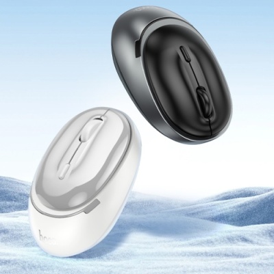 мишка бездротова hoco gm34 nuevo dual mode 2.4g + bluetooth (3.0+5.2) (білий) 