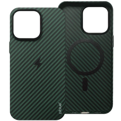 Купить чохол piblue magentic suction magsafe (pl-49) carbon для apple iphone 14 (хакі) онлайн