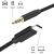 кабель aux skydolphin sr12 braided wire type-c(male) - 3.5mm(male) 1m (чорний) 