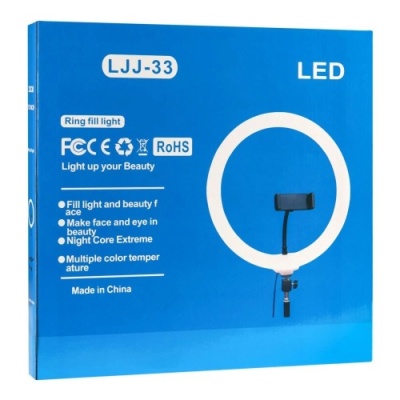 кільцева лампа fill light 33cm (ljj-33) 