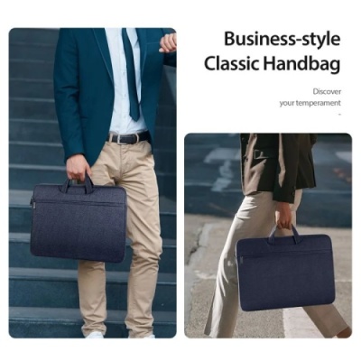 сумка для ноутбука dux ducis lbtc horizontal handbag for 13"-13.9" (navy blue) 