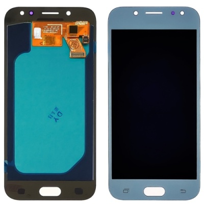 дисплей для samsung j530 galaxy j5 (2017) з блакитним тачскріном oled (small lcd)
