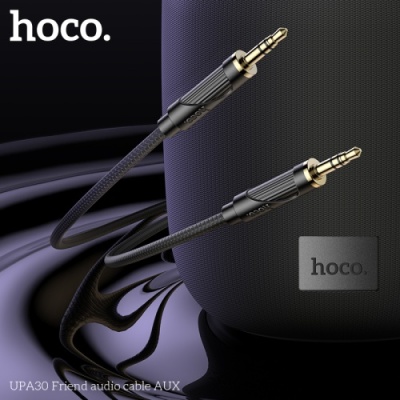 кабель aux hoco upa30 1m (чорний) 