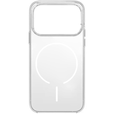 Купить силіконовий чохол magsafe для apple iphone 17 pro max (прозорий) slim ring онлайн