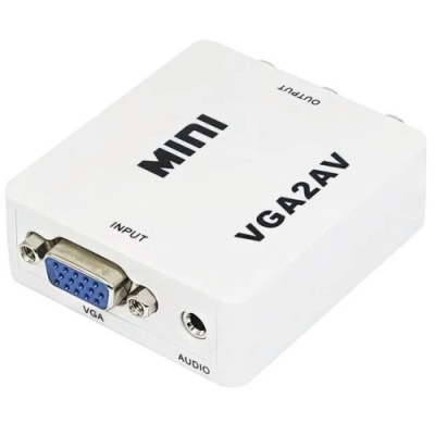 конвертер av to vga (білий) 