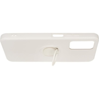 Купить силіконовий чохол soft silicone casevsmagnet ring для xiaomi redmi 10 - ivory white онлайн