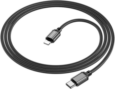 кабель borofone bx87 type-c - lightning (pd) 20w/3a/1m (чорний) 