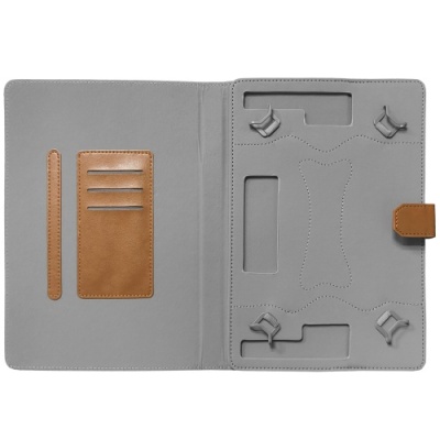 Купить чохол-книжка для планшета універсал 11" "хлястик" (світло-коричневий) онлайн