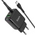 мережевий зарядний пристрій hoco n5 1usb/18w/qc3.0 + 1type-c/20w/pd + (type-c - type-c) (чорний) 