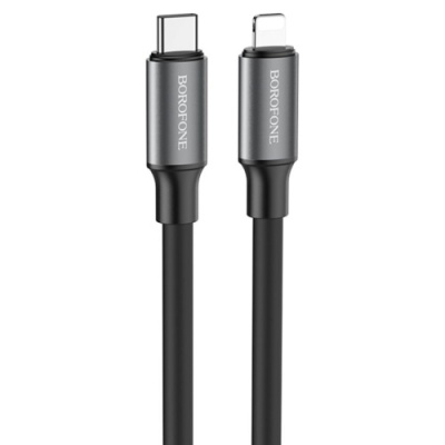 кабель borofone bx82 type-c - lightning (pd) 20w 1m (чорний) 