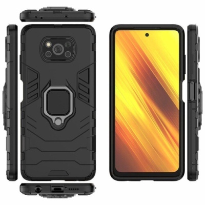 Купить чохол-накладка armor magnet для xiaomi poco x3/x3 pro - black онлайн