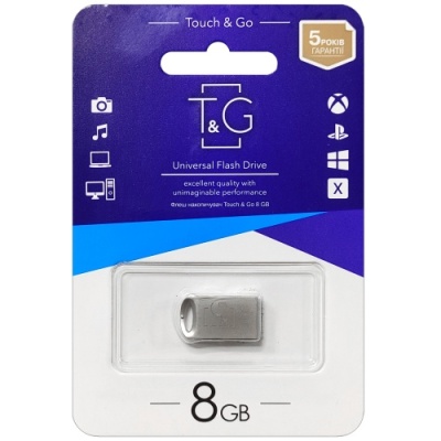 usb флеш-накопичувач tg 8gb metal 105 (сталевий) 