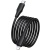 кабель hoco x124 silicone type-c - lightning 27w/1m (чорний) 