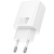 мережевий зарядний пристрій hoco n63 1usb/18w/qc3.0 + 1type-c/30w/pd (білий) 