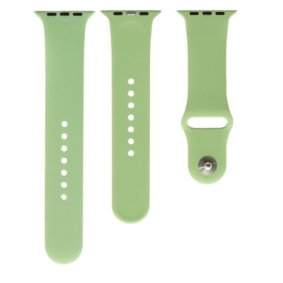 ремінець для apple watch band silicone two-piece 38/40/41 mm (61, avocado green) 