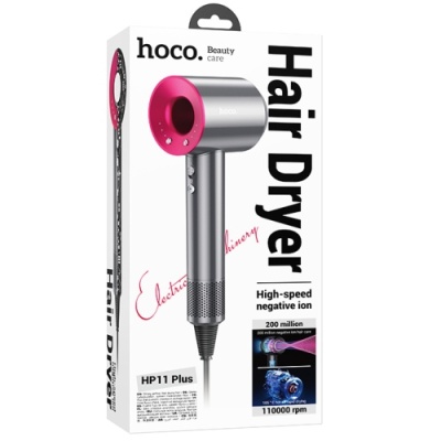 фен hoco hp11 plus 1600w (rose red) 