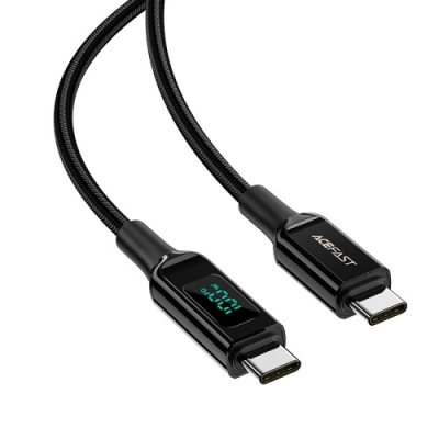 кабель acefast c6-03 type-c - type-c 100w (чорний) 