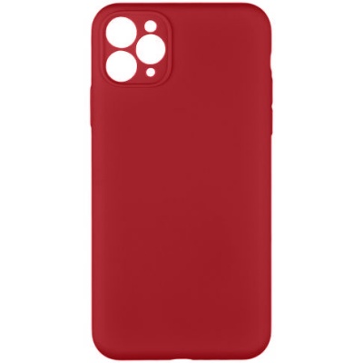 Купить чохол silicone case для apple iphone 11 pro max (14) red - full camera онлайн