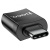 перехідник hoco ua17 type-c male - usb 3.0 female (чорний) 