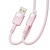 кабель ridea rc-cp43 colorpro usb - lightning 12w 1.2m (рожевий) 