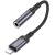 перехідник borofone bv24 lightning(male) to 3.5mm(female) 0.15m (сірий) 