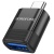 перехідник borofone bv18 type-c male - usb 3.0 female (чорний) 