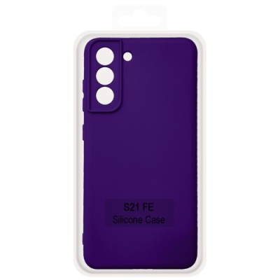 Купить чохол soft silicone case full для samsung g990 galaxy s21 fe (purple) онлайн