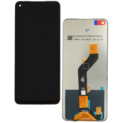 дисплей для tecno spark 6/camon 16/pova (ke7/ce7j/ld7) в зборі з сенсором black (flycdi)