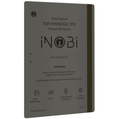 гідро-гель плівка inobi gold edition privacy pg-018 анти-шпигун глянцева (1 штука) (180*120mm)