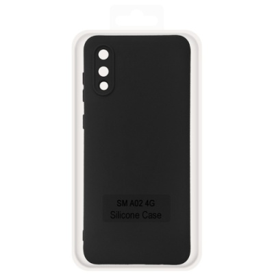 Купить чохол soft silicone case full для samsung a022 galaxy a02 (чорний) онлайн