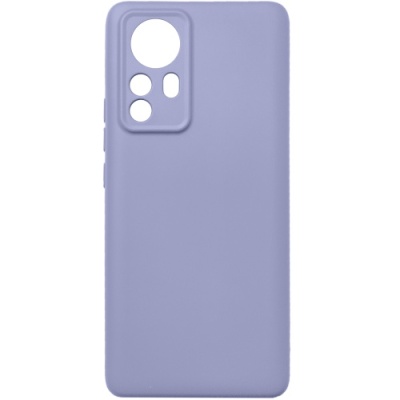 Купить силіконовий чохол silicone cover для xiaomi 12 pro 5g (бузковий) онлайн