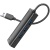 usb hub hoco hb42 easy safety 4-in-1 gigabit ethernet adapter(usb to usb3.0*3+rj45) black 